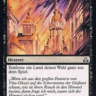 4x "Ätzender Regen" Uncommon aus "Der Gildenbund", Erhaltung siehe Text
