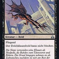 4x "Dolchklauenbold" Uncommon aus "Der Gildenbund", Erhaltung siehe Text