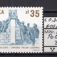 Polen 1989 45 Jahre Bürger- und Sicherheitsmiliz MiNr. 3211 postfrisch