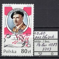 Polen 1989 Einsätze polnischer Truppen in 2. Weltkrieg (I) MiNr. 3203 postfrisch