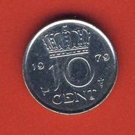 Niederlande 10 Cent 1979