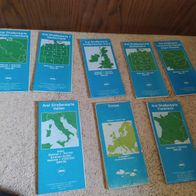 Konvolut ARAL Land - Straßenkarten verschiedener Länder