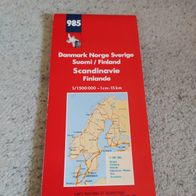 Land-und Strassenkarten Scandinavien und Stadtkarte Kopenhagen