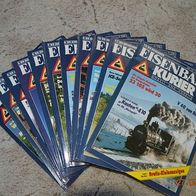 11 x Eisenbahnkurier von 1989 - Das Magazin für Eisenbahn- und Modellbahnfreunde