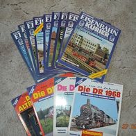 13 x Eisenbahnkurier von 1993 - Das Magazin für Eisenbahn- und Modellbahnfreunde