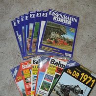 14 x Eisenbahnkurier von 1996 - Das Magazin für Eisenbahn- und Modellbahnfreunde