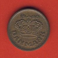 Dänemark 25 Öre 1990