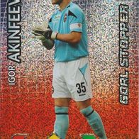 Panini Champions League 2009/10 Igor Akinfeev ZSKA Moskau Sonderkarte Goalstopper