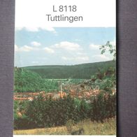 Topogr. Karte 1:50000 -L 8118 Tuttlingen - Ausgabe mit Wander-und Radwanderwegen