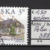 Polen 2001 Freimarken: Polnische Gutshöfe MiNr. 3882 gestempelt