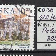 Polen 2001 Freimarken: Polnische Gutshöfe MiNr. 3890 gestempelt -1
