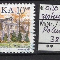 Polen 2001 Freimarken: Polnische Gutshöfe MiNr. 3890 gestempelt -3
