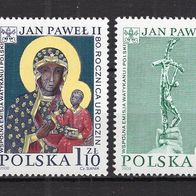 Polen 2000 80. Geburtstag von Papst Johannes Paul II. MiNr. 3830 - 3832 postfrisch