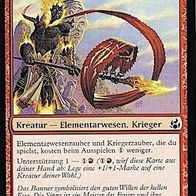 4x "Bannerträger der hellen Esse", Common aus "Morgenluft", ungespielt - Dt./ Engl