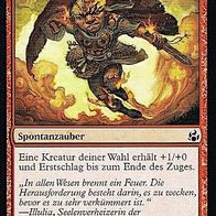 4x "Entzündete Wut", Common aus "Morgenluft", ungespielt - Dt./ Engl