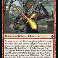 4x "Feuerjongleur", Common aus "Morgenluft", ungespielt - Dt./ Engl