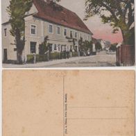 Raußlitz-Nossen-AK um 1915 Geschäftshaus Thieme Erh.1