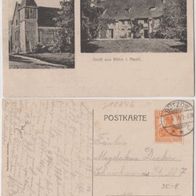 Rühn-Bützow-Rostock-AK 1916 Gruss aus Rühn mit Kloster u. Kirche Erh.1
