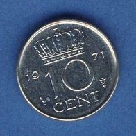 Niederlande 10 Cent 1971