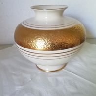 Vase - original Haus Dresden weiß mit Gold