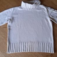 Rollkragenpullover beige Gr. 40/42 Alba Moda, 100% Baumwolle
