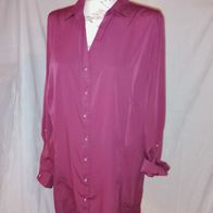 Triangle by S. Oliver Damen Marken Long- Bluse Gr.46 bordeaux
