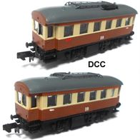 T2, DR, Triebwagen, hellbeige-braun, DCC, Arnold / Kato / MMB, Ep3, Spur N