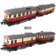 T1 mit S1, DR, Triebzug, hellbeige-rot, DCC, Arnold / Kato / MMB, Ep3, Spur N