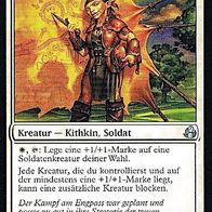 4x "Taktikerin des Schulzen", Uncommon aus "Morgenluft", ungespielt - Dt./ Engl
