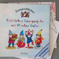 Fröhliches Zwergenjahr mit Window Color Zwergenstübchen