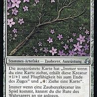 3x "Rute des Wahrsagers", Uncommon aus "Morgenluft", ungespielt - Dt./ Engl