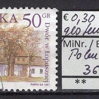 Polen 1997 Freimarken: Polnische Gutshöfe MiNr. 3645 gestempelt