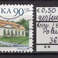 Polen 1998 Freimarken: Polnische Gutshöfe MiNr. 3697 gestempelt -1