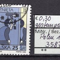 Polen 1996 Freimarke: Tierkreiszeichen MiNr. 3587 x gestempelt