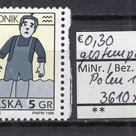 Polen 1996 Freimarke: Tierkreiszeichen MiNr. 3610 x gestempelt -1