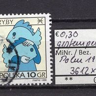Polen 1996 Freimarke: Tierkreiszeichen MiNr. 3612 x gestempelt