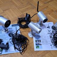 4 St. Überwachungskamera 3 x AC50 + 1 x AC60 in Silber