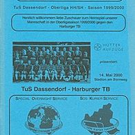 PRG TuS Dassendorf - Harburger TB 14.5.2000 Hamburg-Harburg HTB Gazzetta Fußball