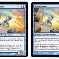 2x "Neurokspion" Common aus "Mirrodin", ungespielt