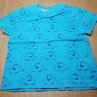 Shirt tükis mit Aufdruck Elefanten - Gr. 62 -Topomini