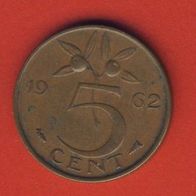 Niederlande 5 Cent 1962