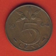 Niederlande 5 Cent 1964
