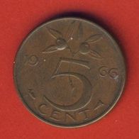 Niederlande 5 Cent 1966