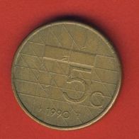 Niederlande Gulden 1990
