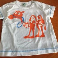 Weißes Shirt mit Aufdruck - Eat Ants - Gr. 56