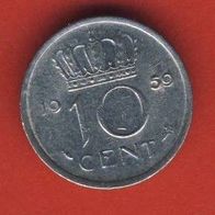 Niederlande 10 Cent 1959