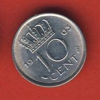 Niederlande 10 Cent 1963