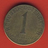 Österreich 1 Schilling 1963