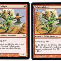 2x "Goblinschläger" Common aus "Mirrodin", ungespielt