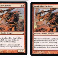 2x "Krark-Clan-Geiferer" Common aus "Mirrodin", ungespielt